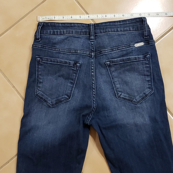 Kancan Distressed Rivet Skinny Jeans - Picture 9 of 12